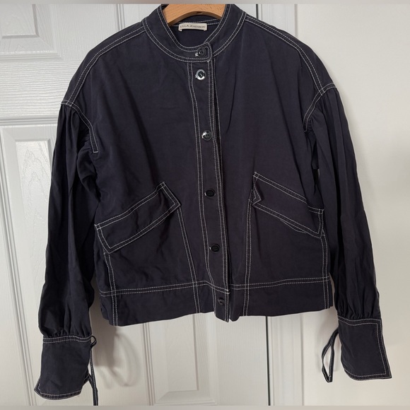 Ulla Johnson Cody Jacket - Midnight - size M - Picture 4 of 11